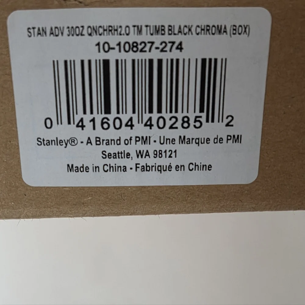 Stanley Black Chroma Collection 30oz Tumbler NWT Box Included - Picture 13 of 13